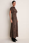 Ochre and Black Redgrave Dress