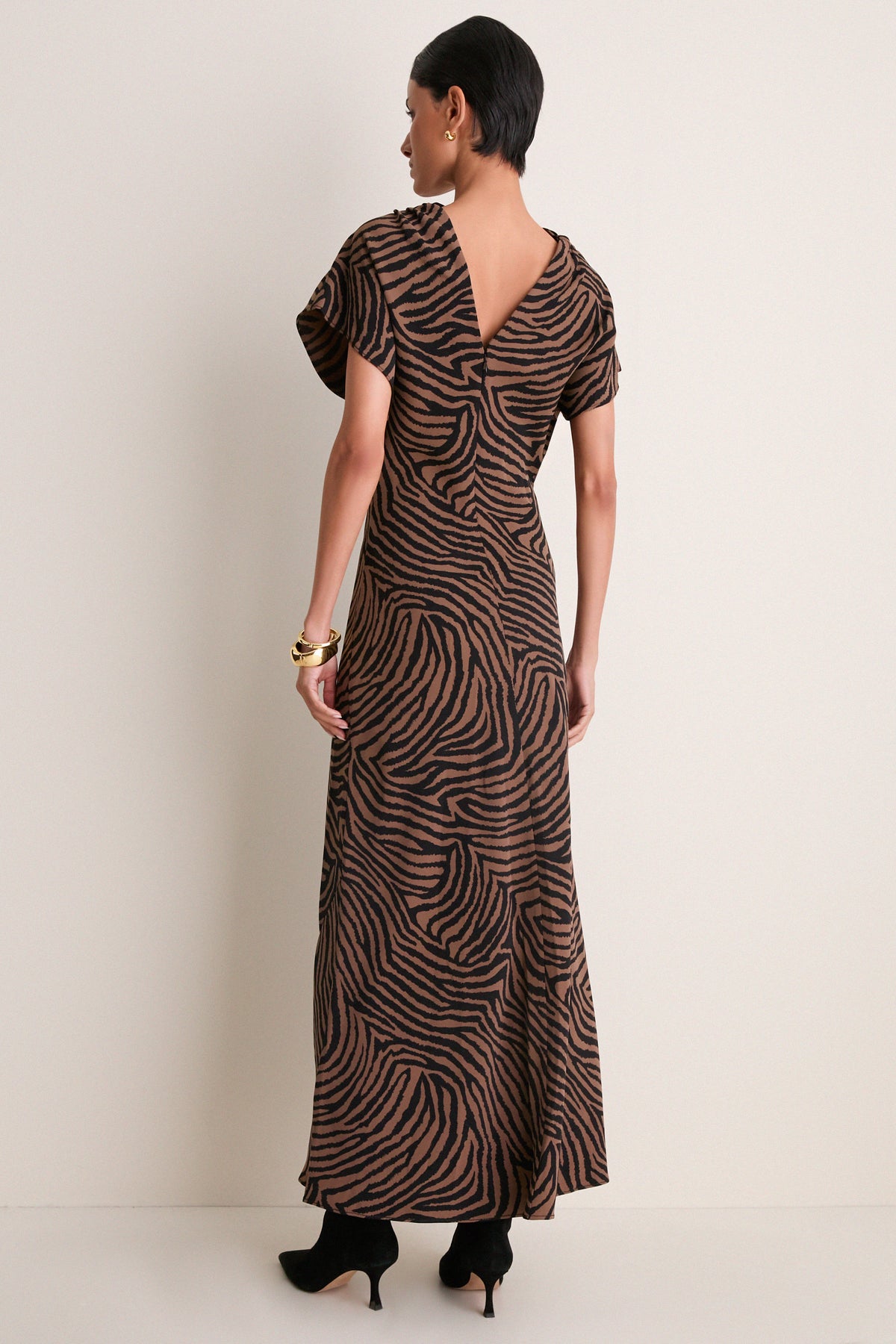 Ochre and Black Redgrave Dress