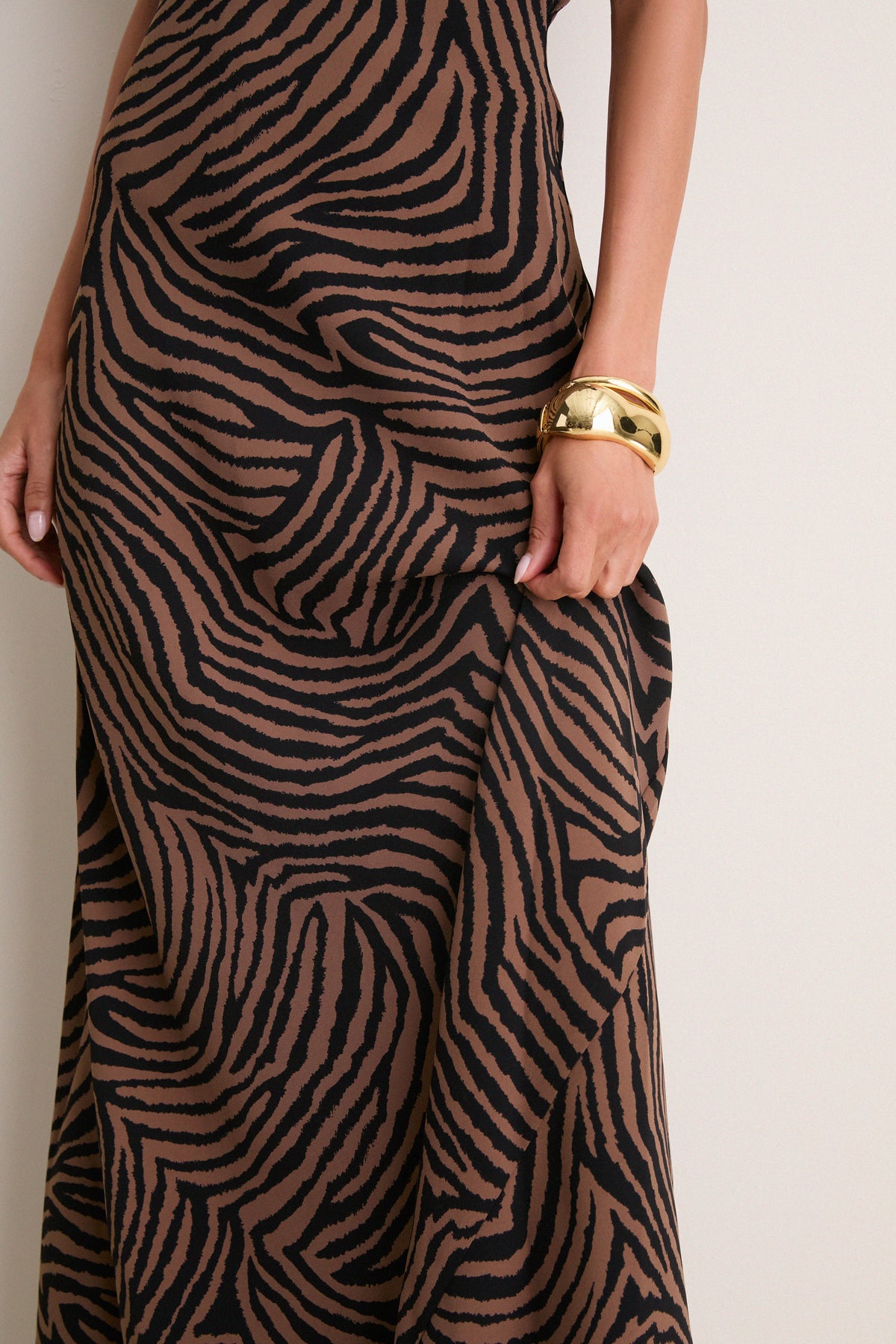 Ochre and Black Redgrave Dress