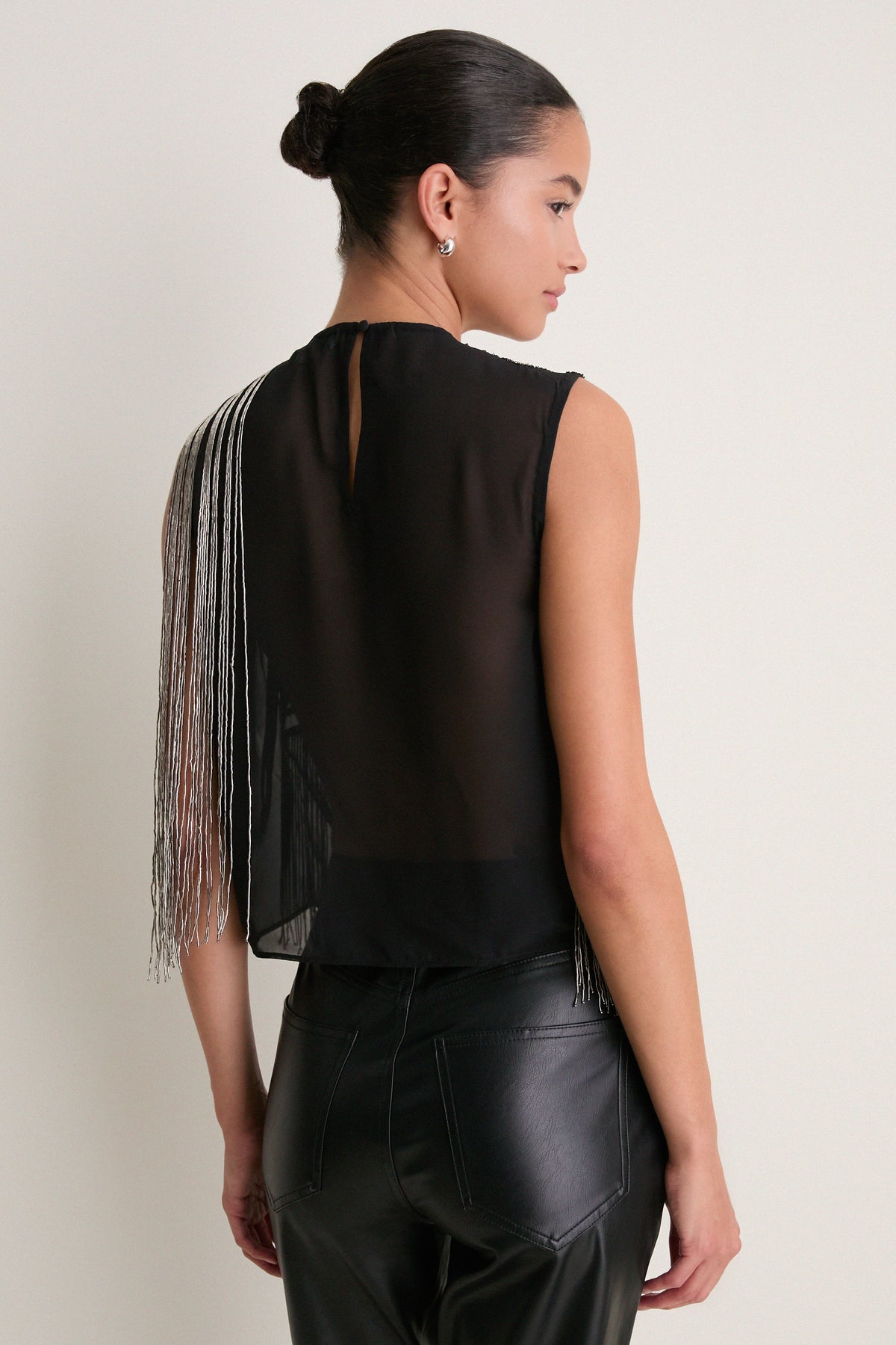 Black Beaded Olivia Top | Veronica Beard | Tuckernuck