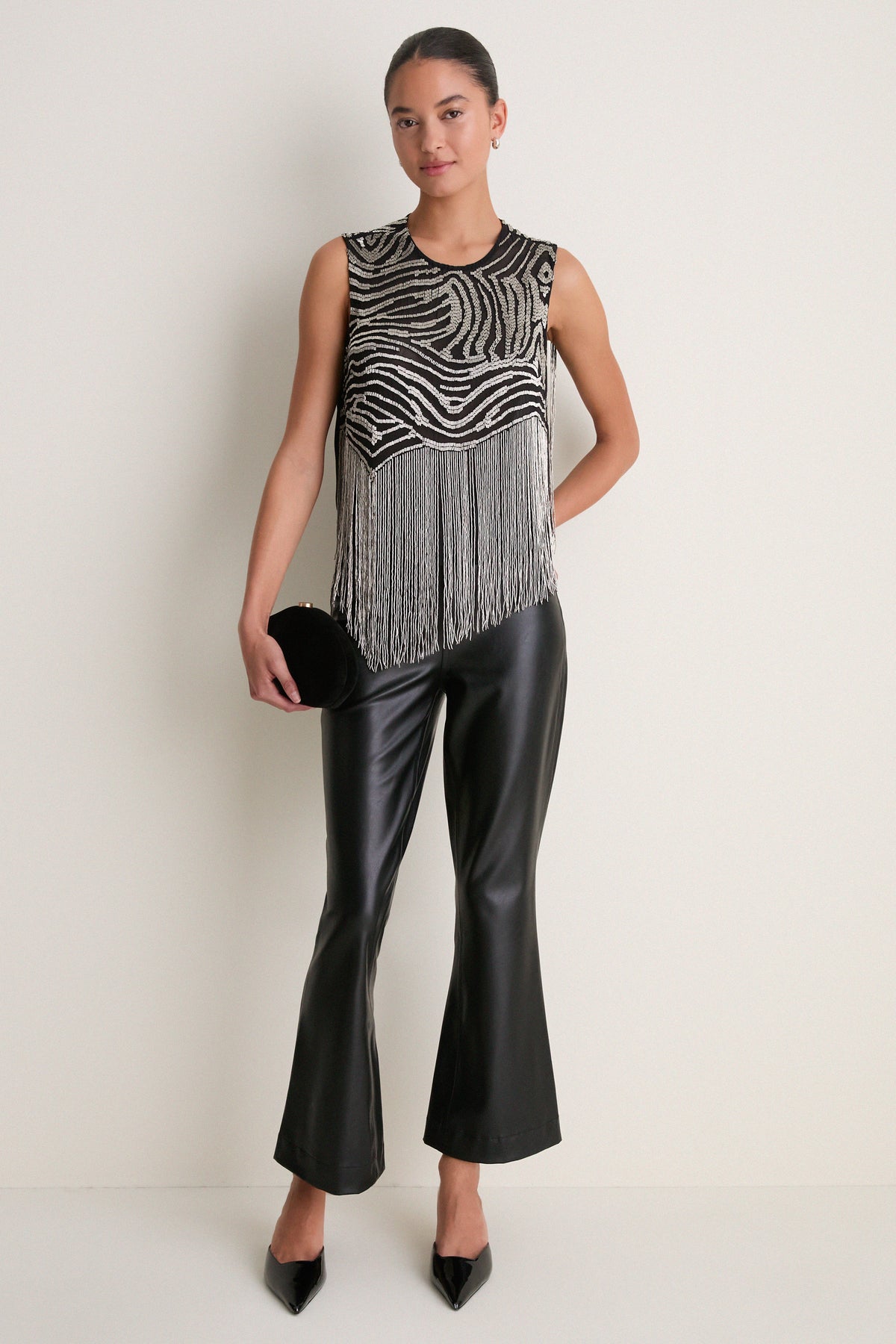 Black Beaded Olivia Top | Veronica Beard | Tuckernuck