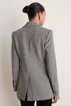 Oatmeal Melange and Black Livvy Dickey Jacket