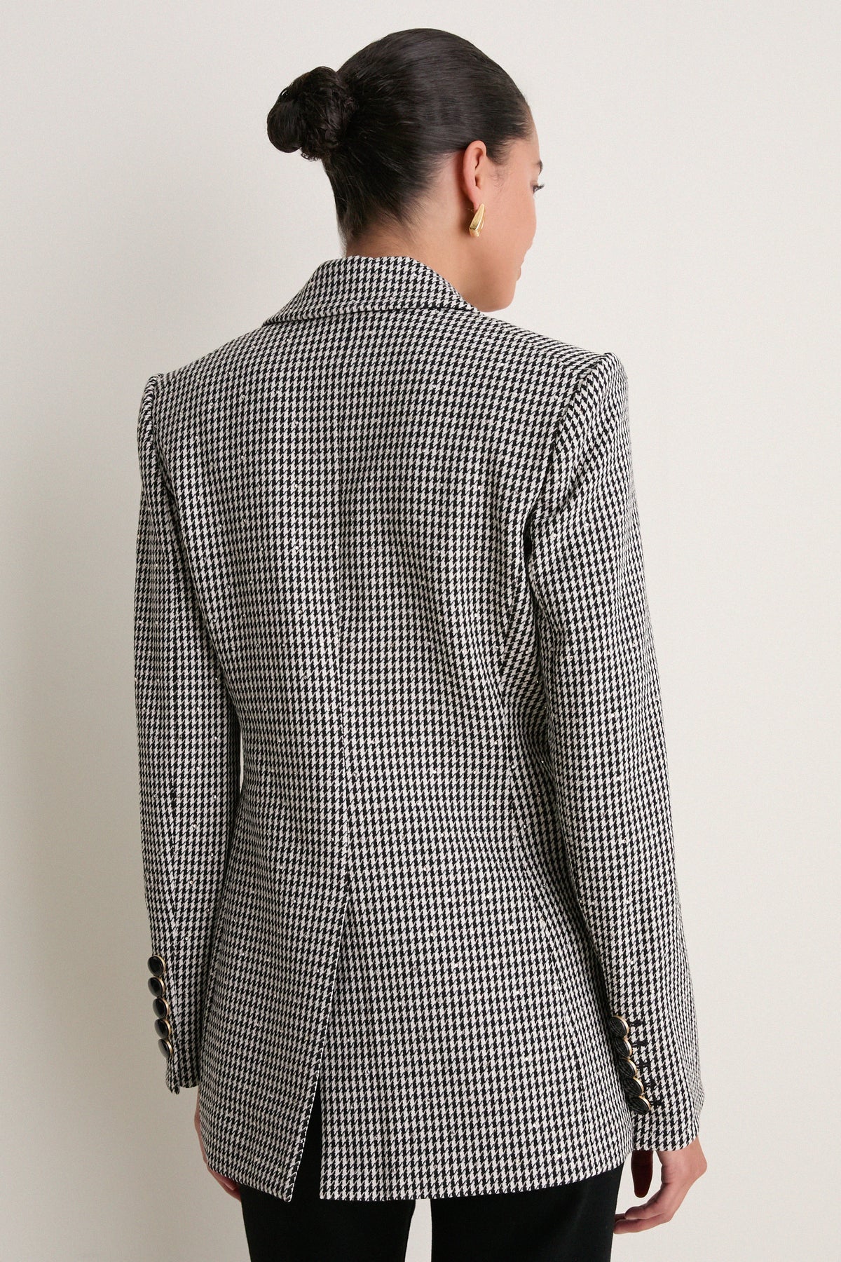 Oatmeal Melange and Black Livvy Dickey Jacket
