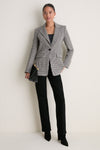 Oatmeal Melange and Black Livvy Dickey Jacket