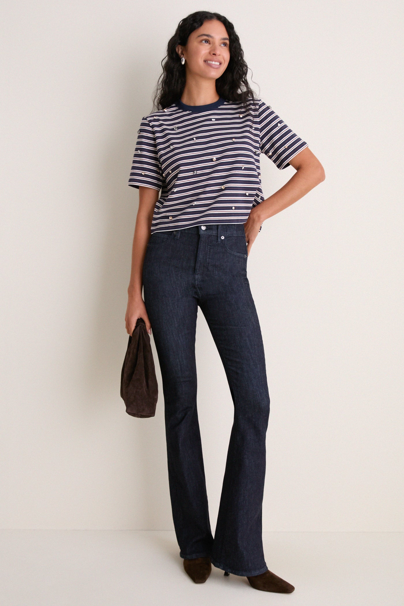 Indigo Beverly High Rise Skinny Flare