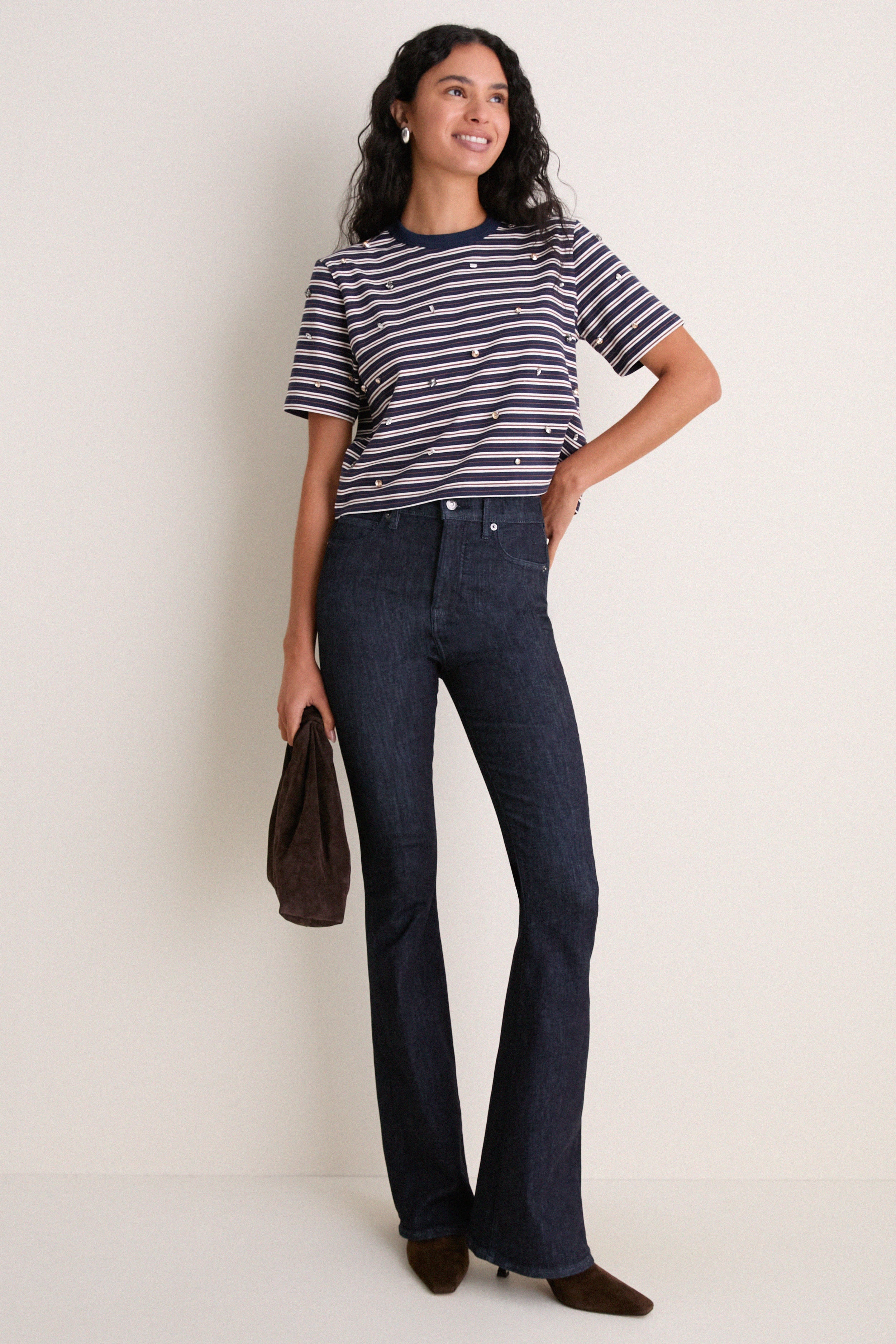 Indigo Beverly High Rise Skinny Flare