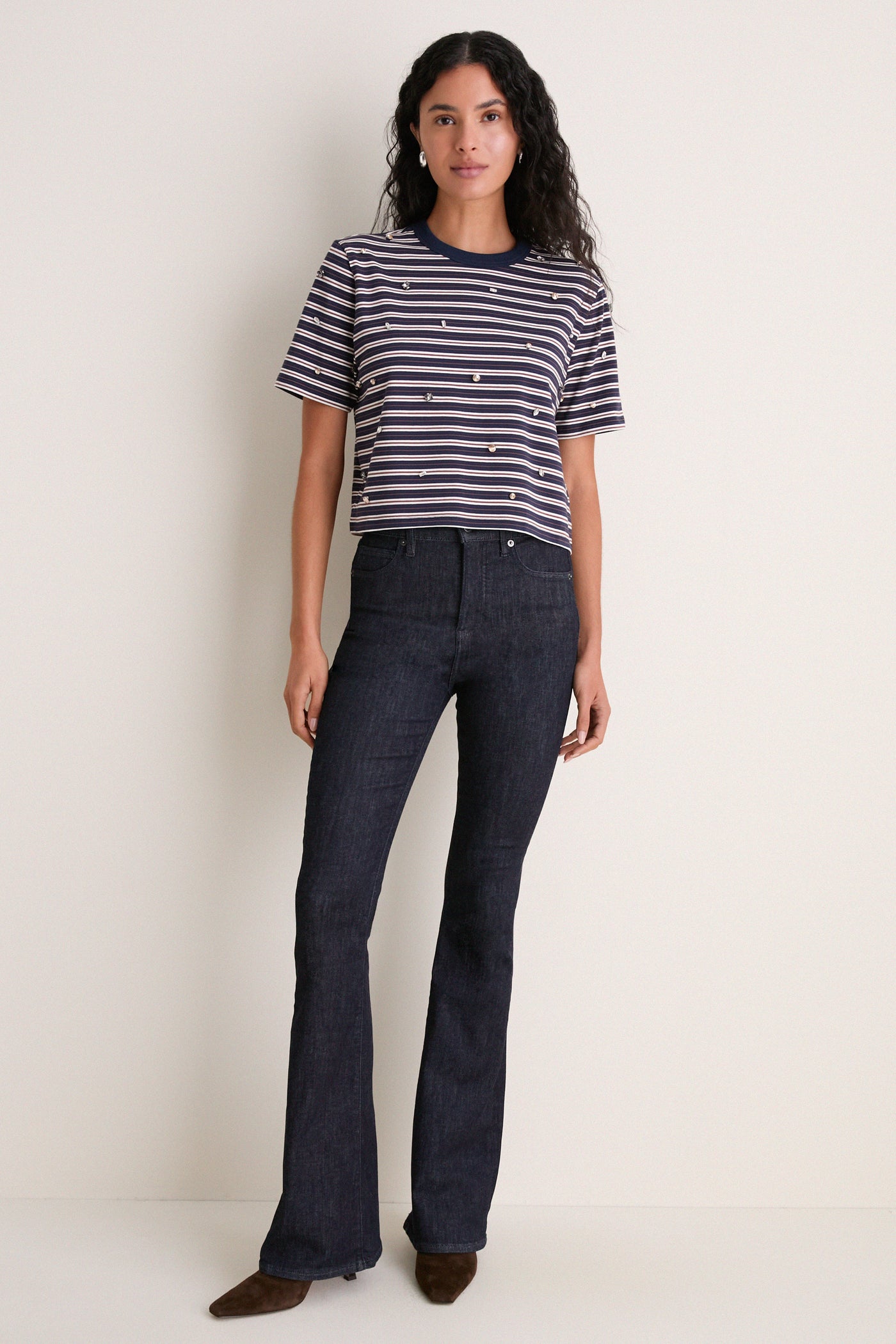 Indigo Beverly High Rise Skinny Flare