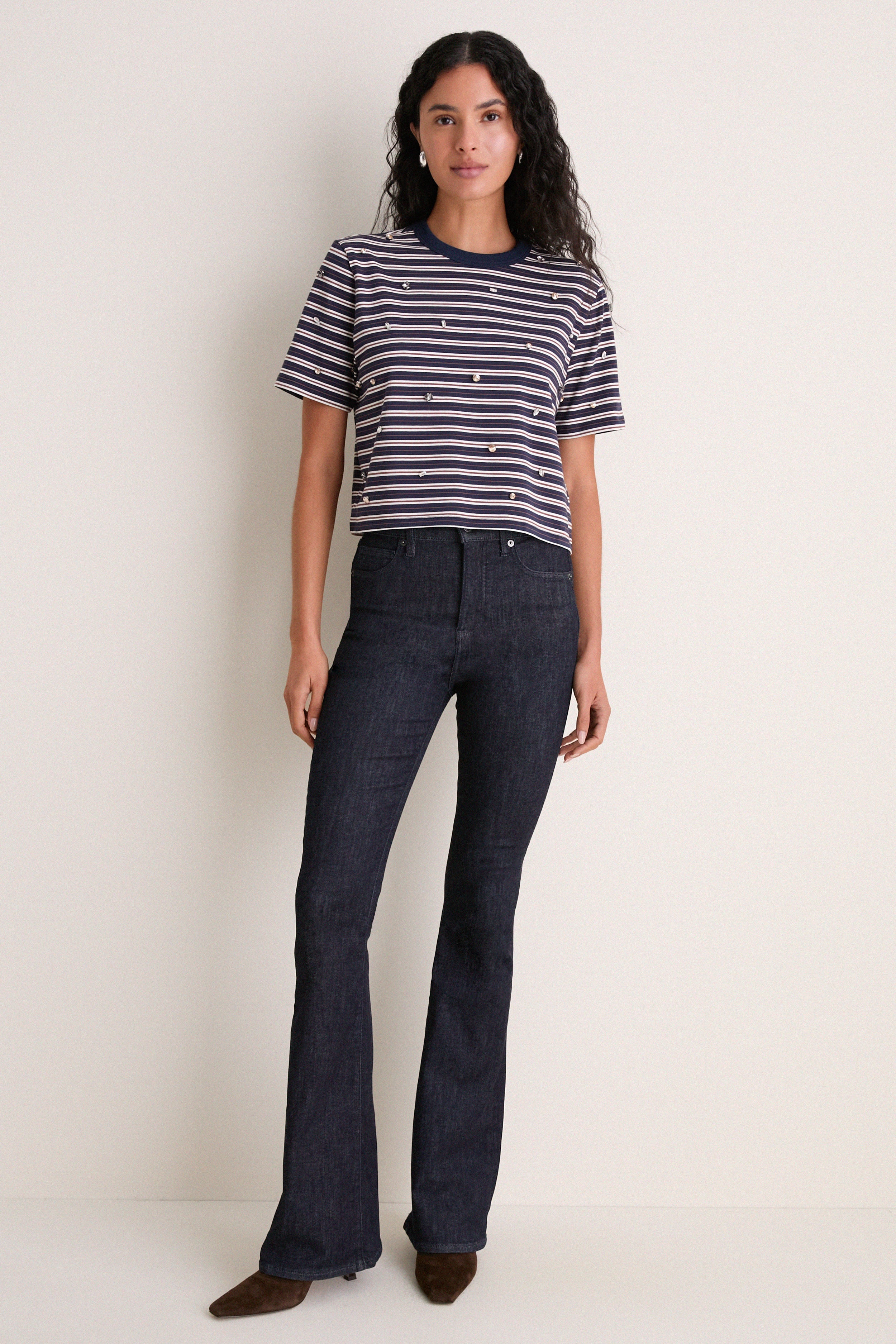 Indigo Beverly High Rise Skinny Flare