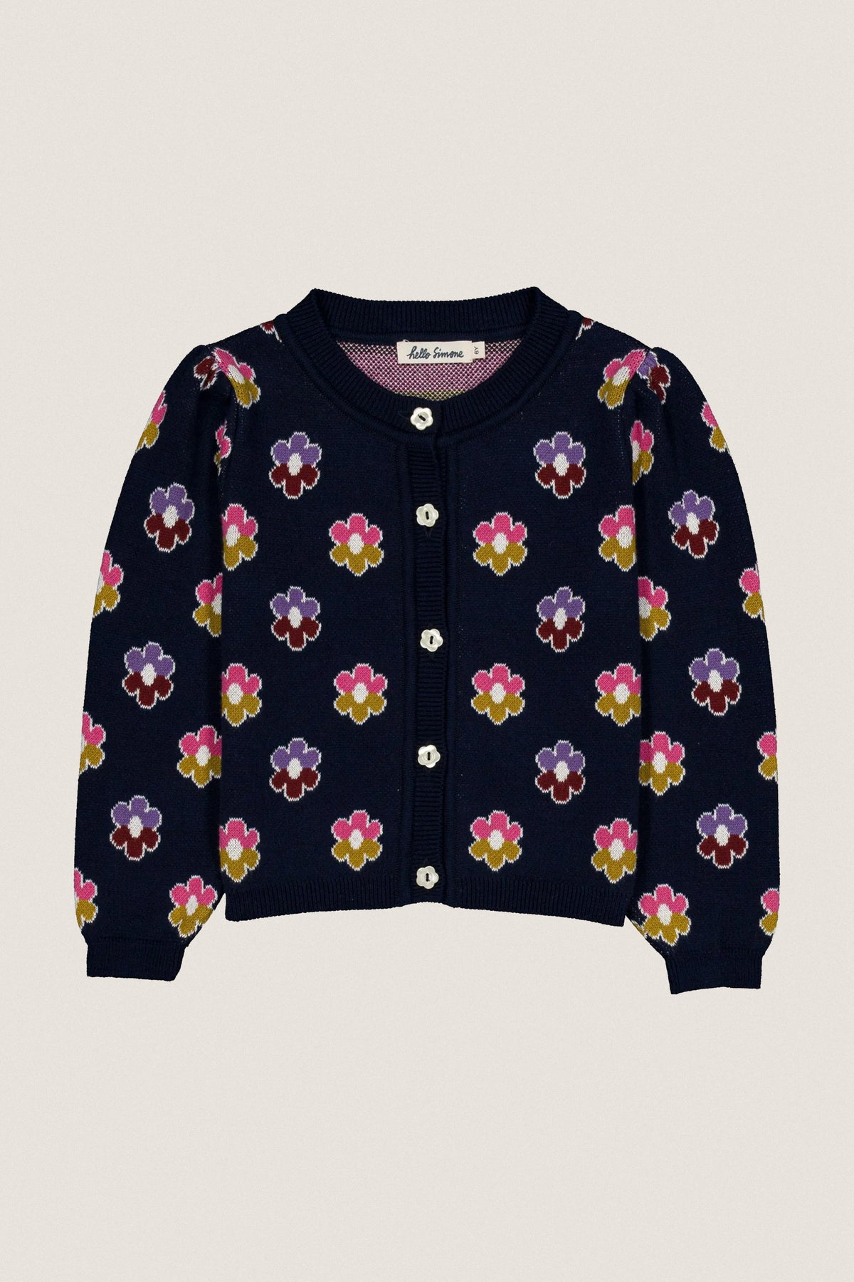 Rainbow Flower Lison Cardigan