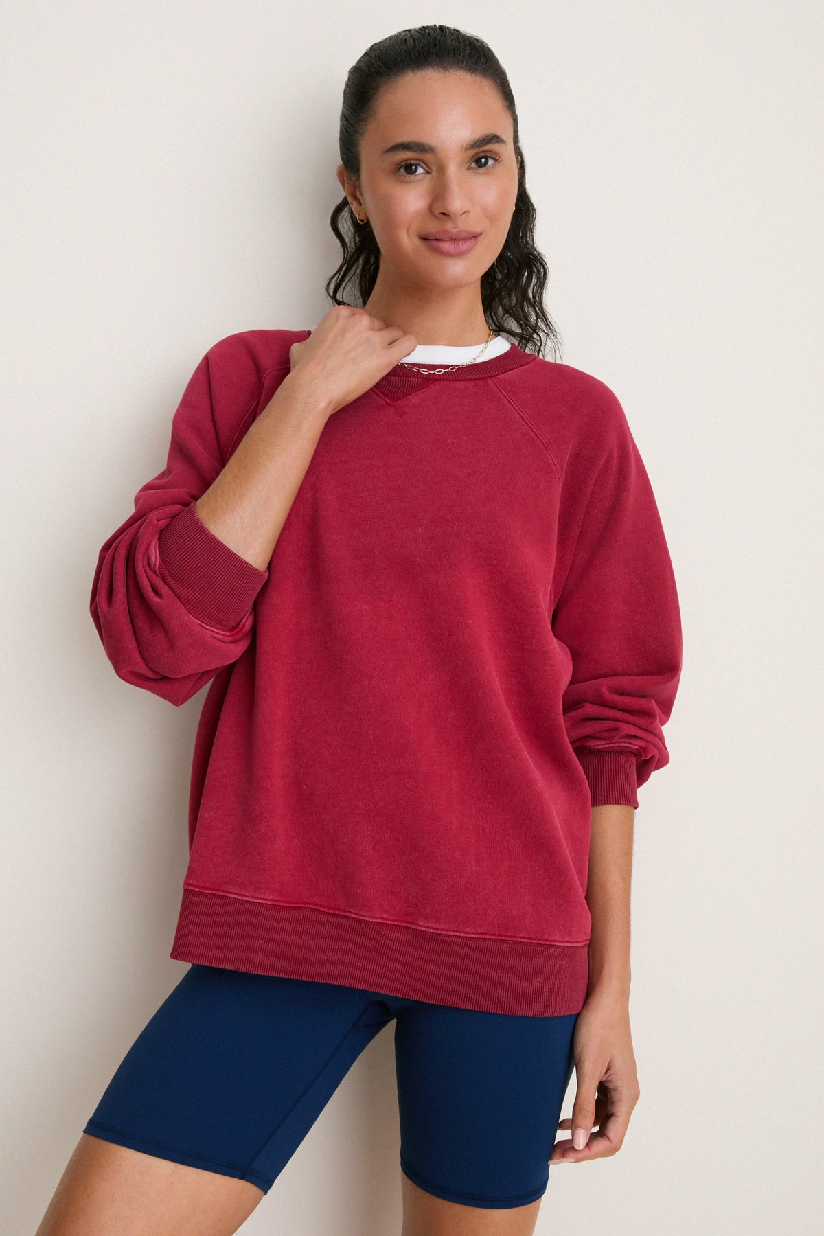 Red Katarina Crewneck