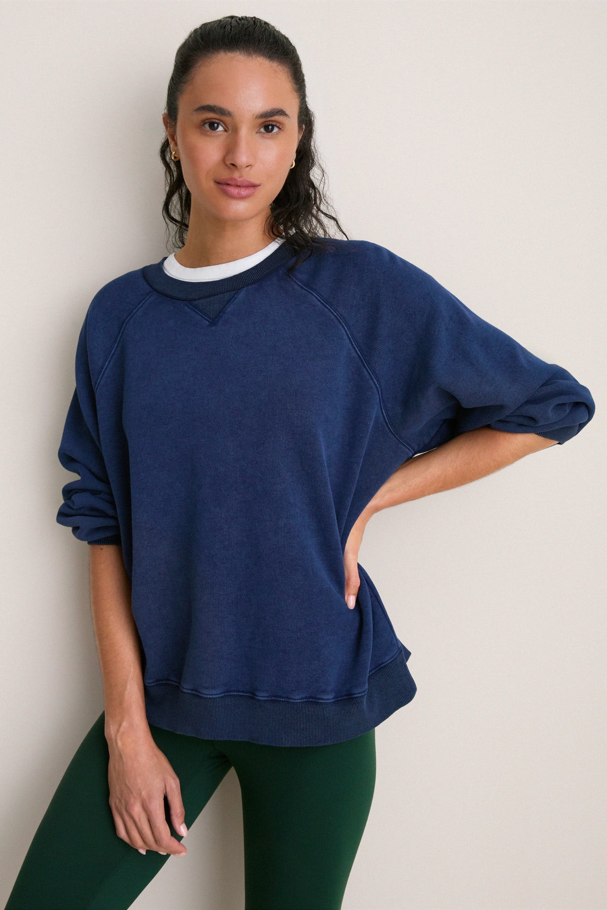 Navy Katarina Crewneck