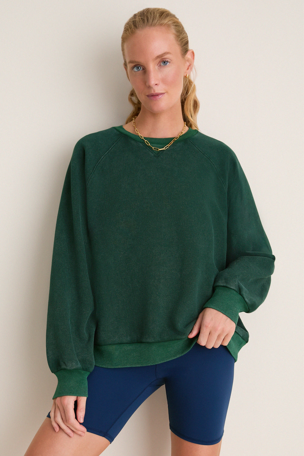 Pine Green Katarina Crewneck