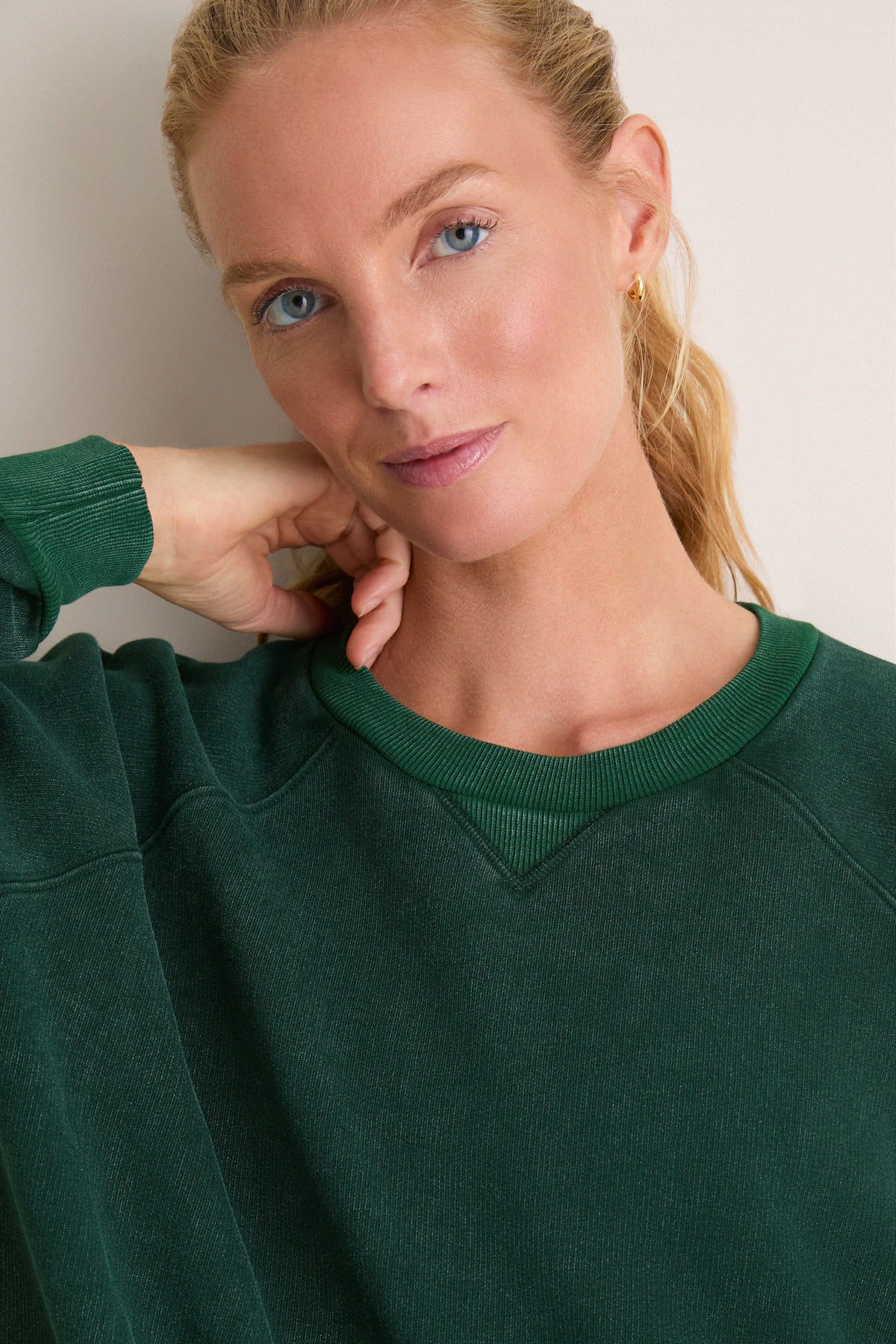 Pine Green Katarina Crewneck
