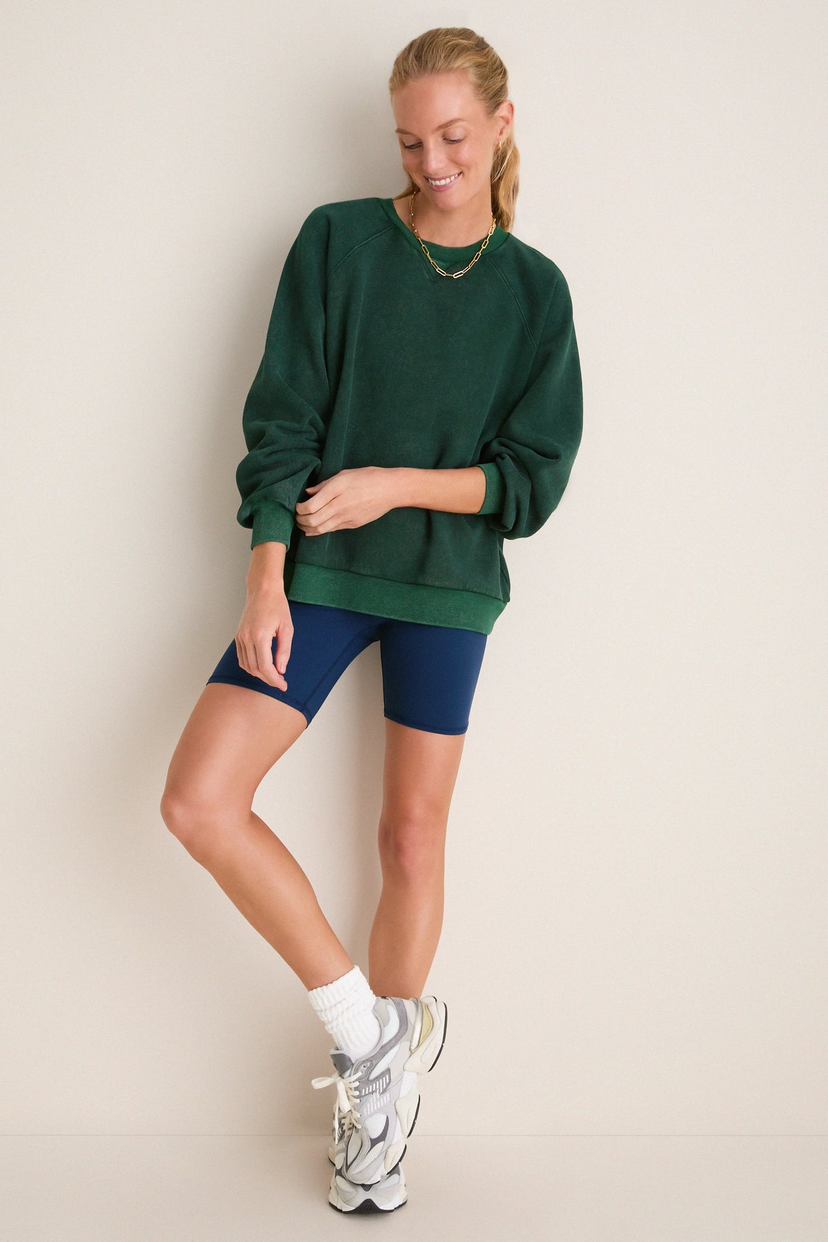 Pine Green Katarina Crewneck