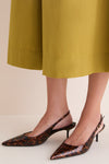 Brown Paola Mid Heels