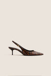 Brown Paola Mid Heels