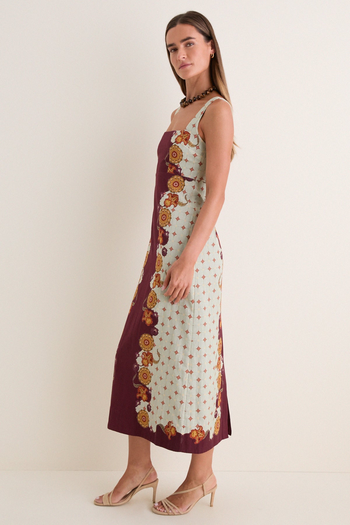 Rustic Bloom Minnie Midi Dress