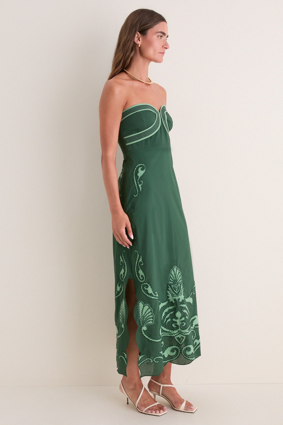 Regal Scallop Hayden Midi Dress
