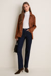 Camel Hannah Suede Jacket