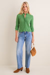 Fern Green Pointelle Capucine Cardigan