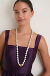 Silver Double Strand Celine Necklace
