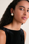 Black and Pearl Onyx Earrings