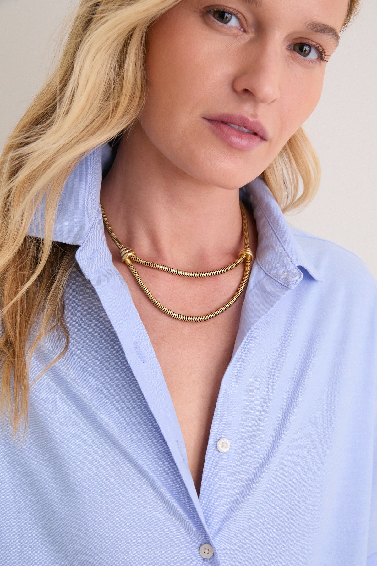 Gold Multi Strand Necklace