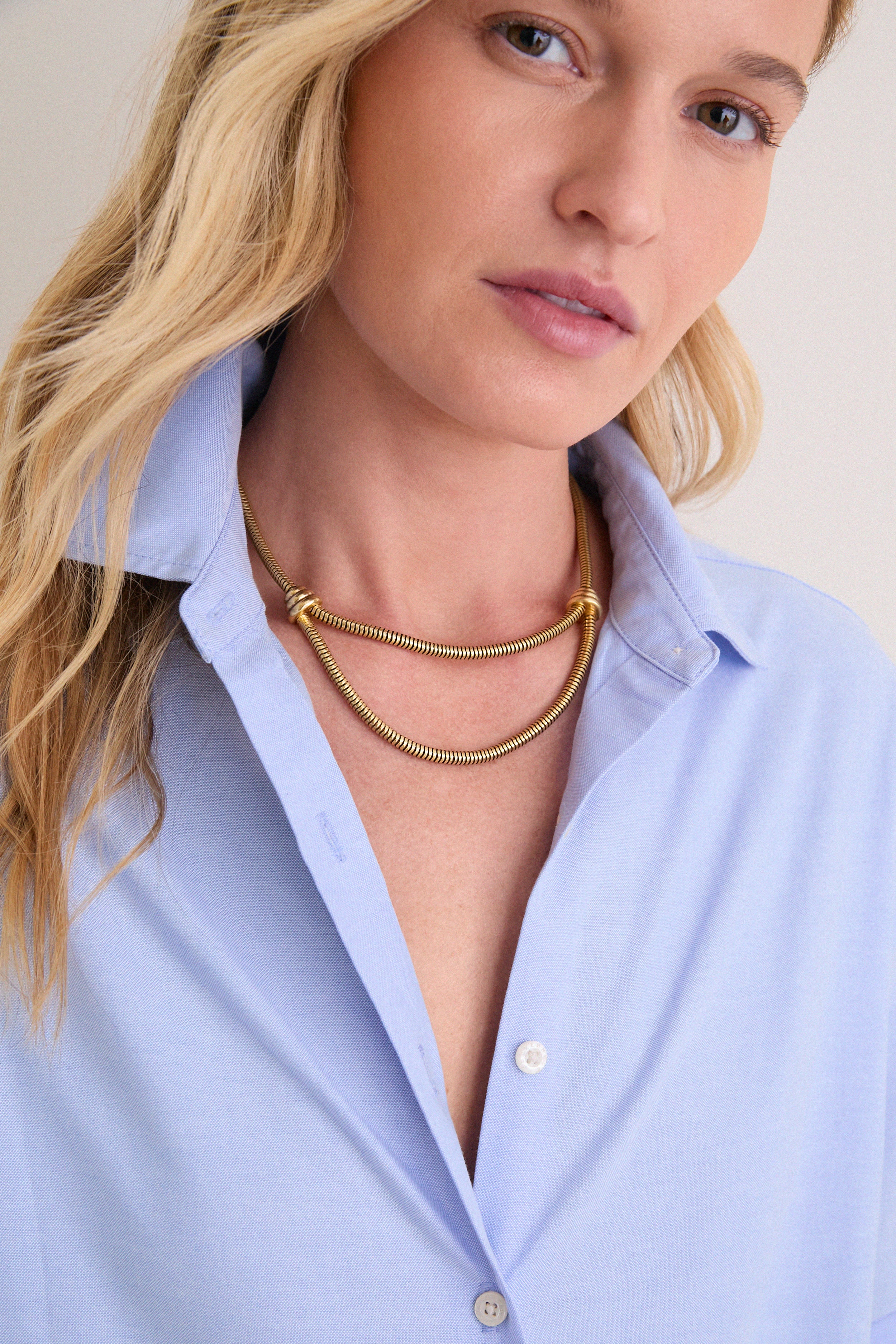 Gold Multi Strand Necklace
