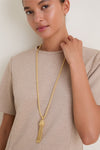 Gold Tassel Necklace