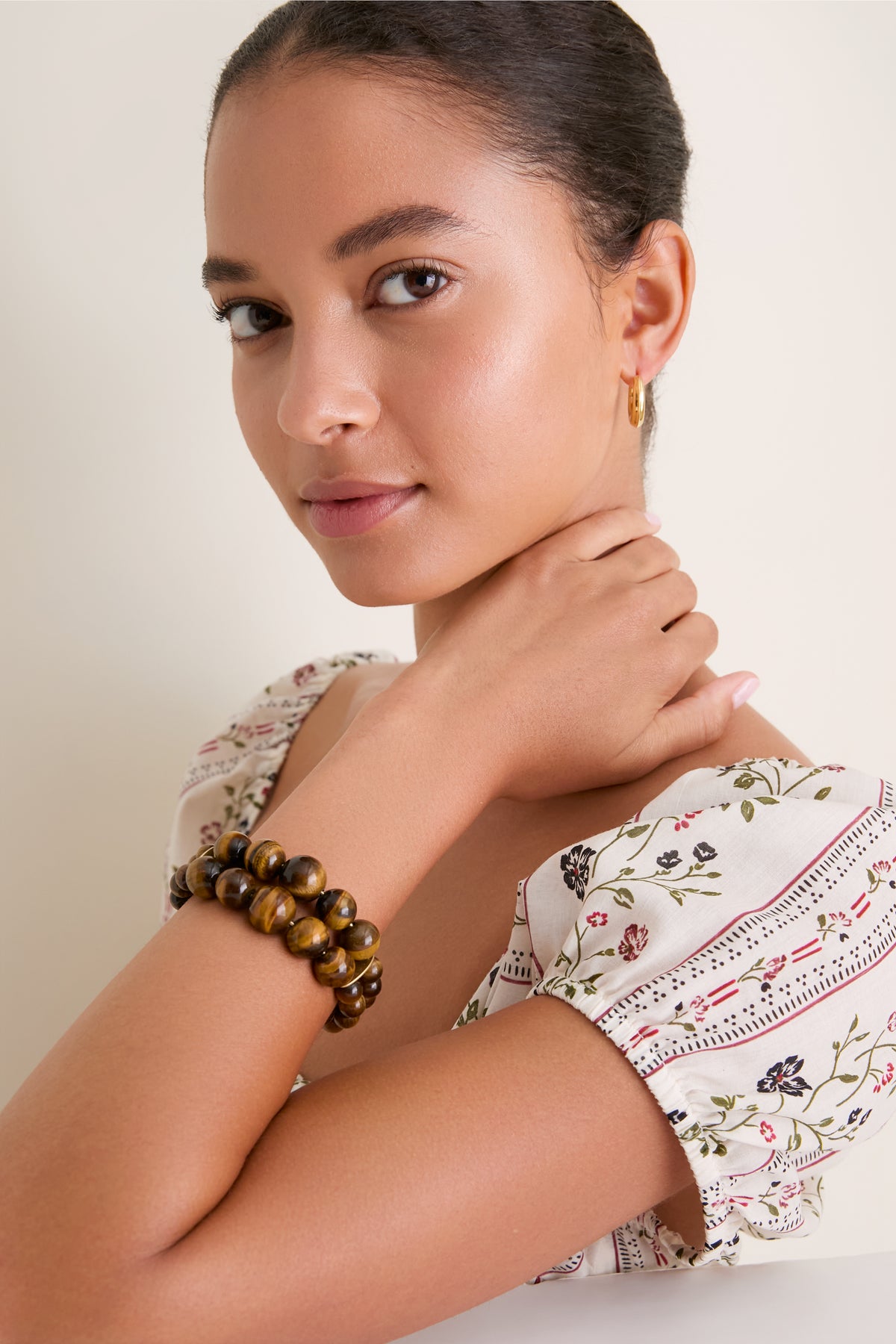 Tiger's Eye Beaded Bracelet