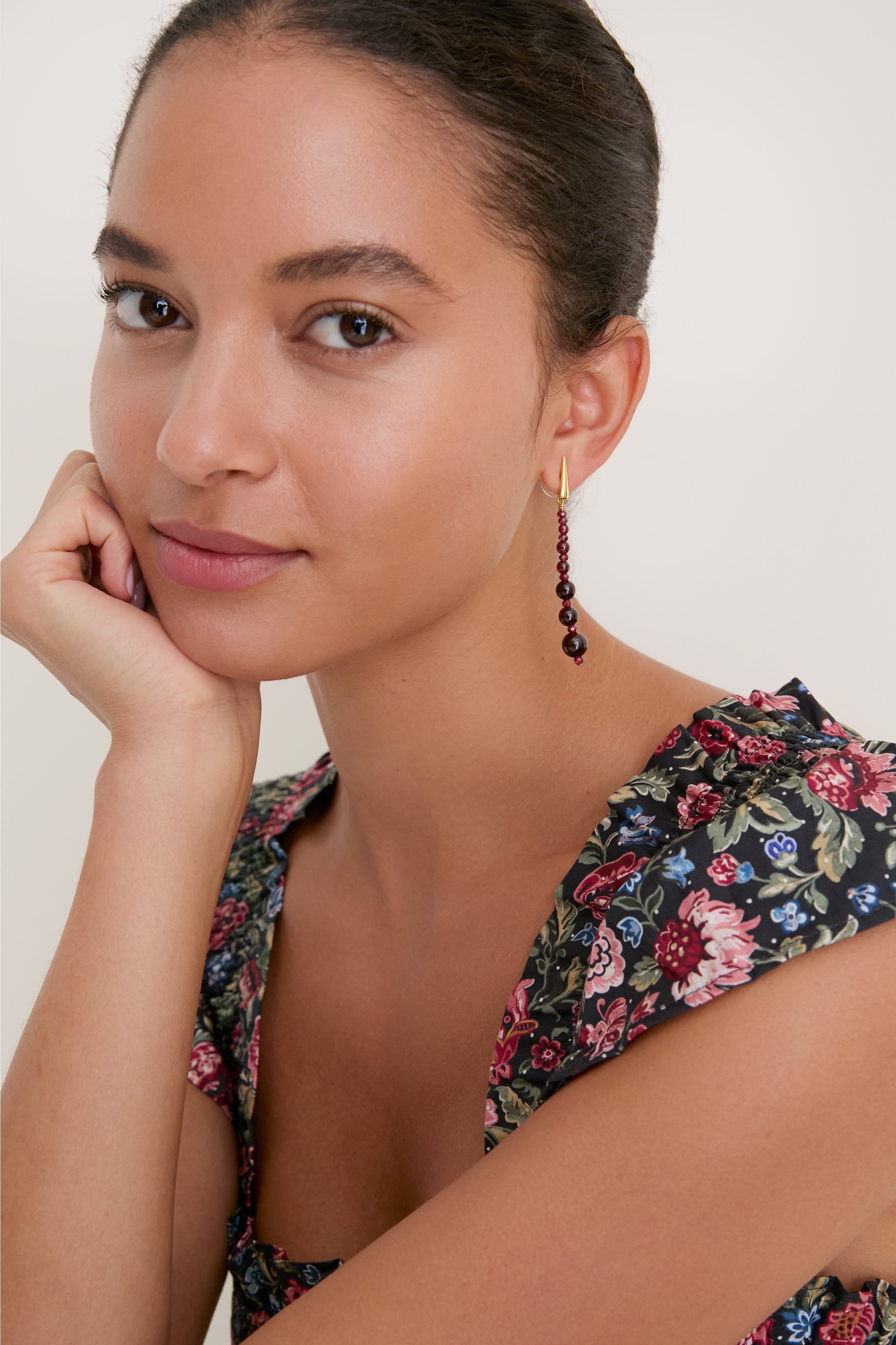 Berry Drop Earrings