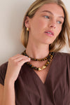 Tiger's Eye Double Strand Celine Necklace