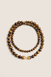 Tiger's Eye Double Strand Celine Necklace