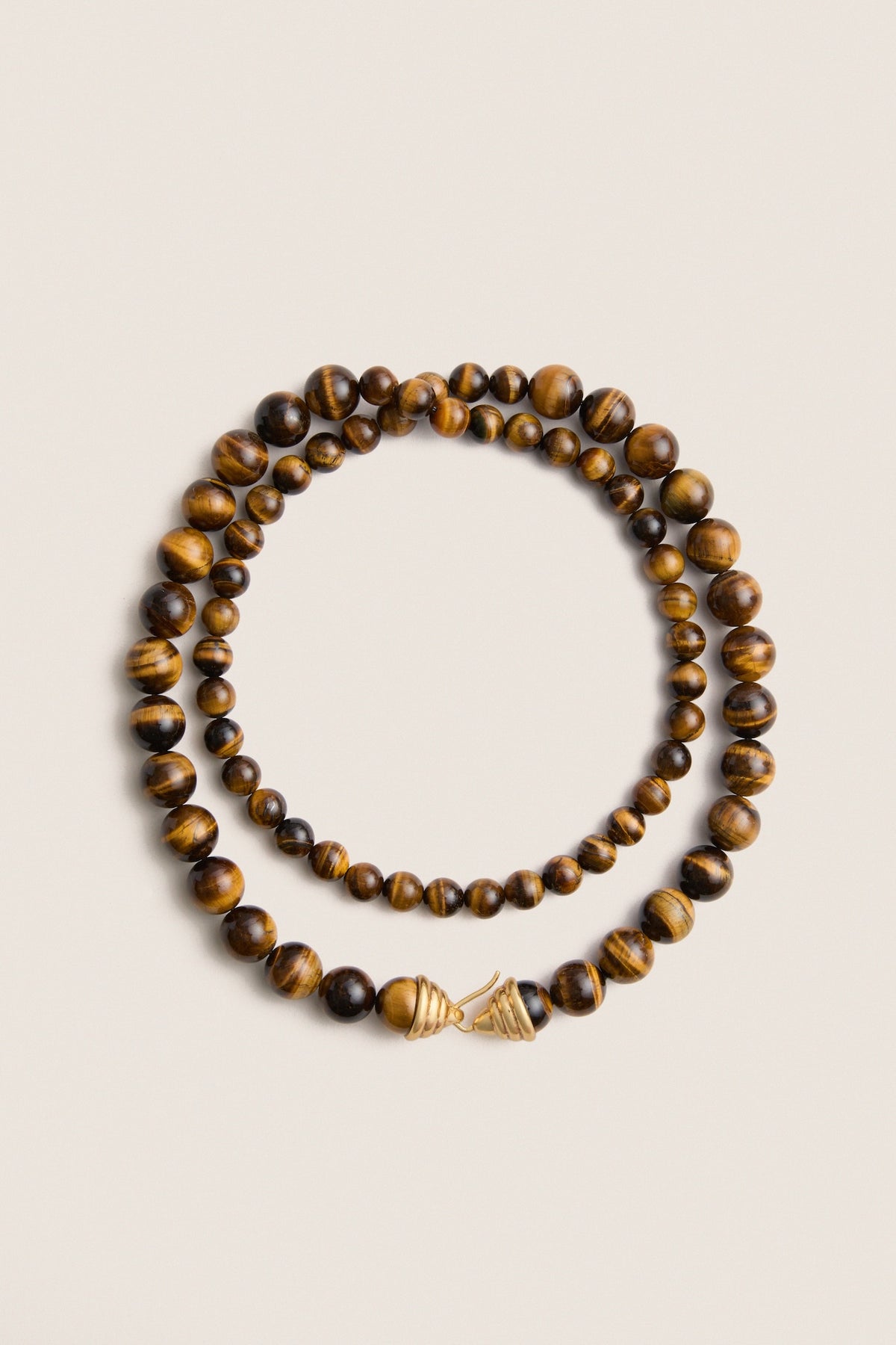 Tiger's Eye Double Strand Celine Necklace