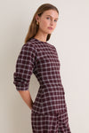 Check Janey Ruched Sleeve Top