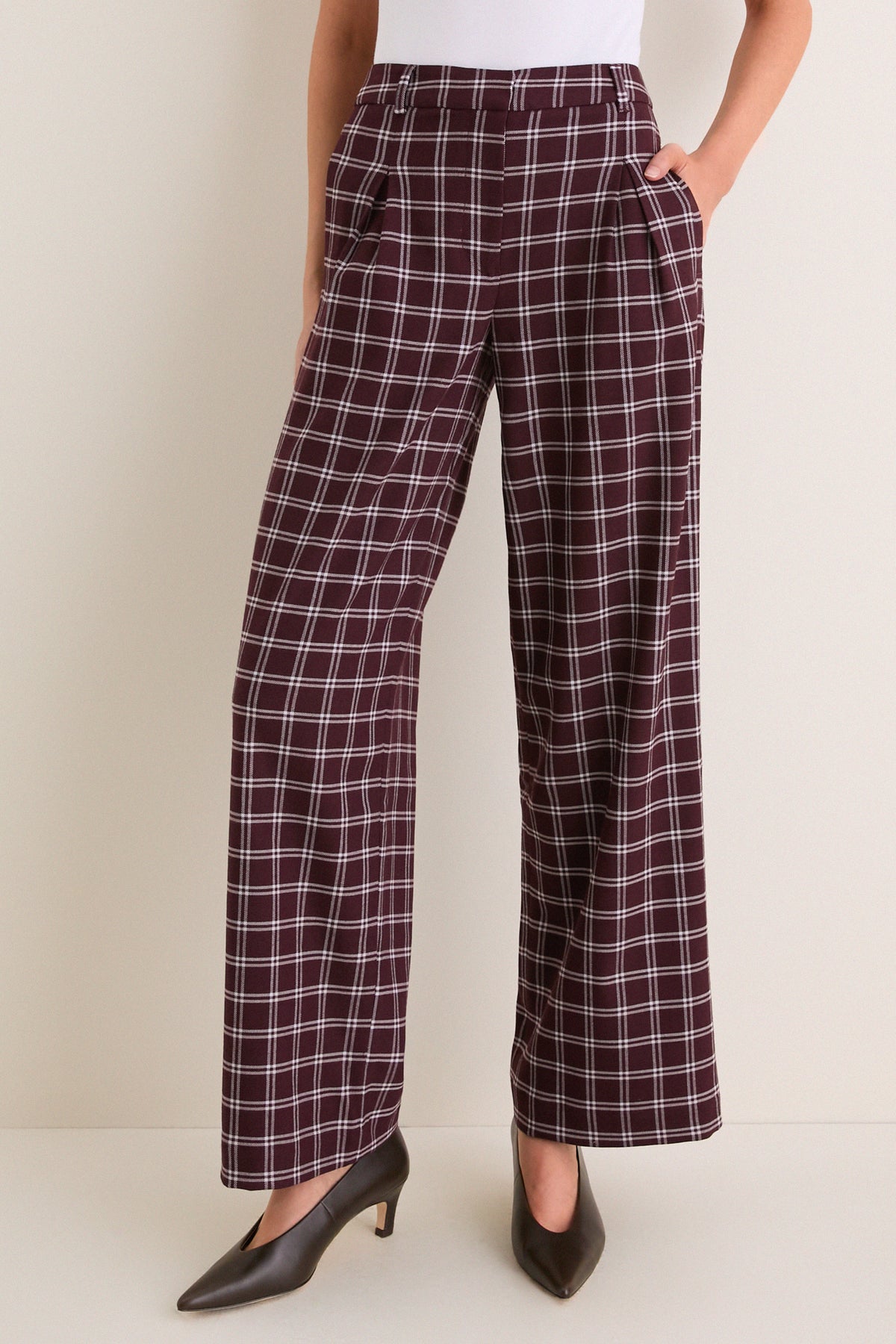 Check Riley Trouser