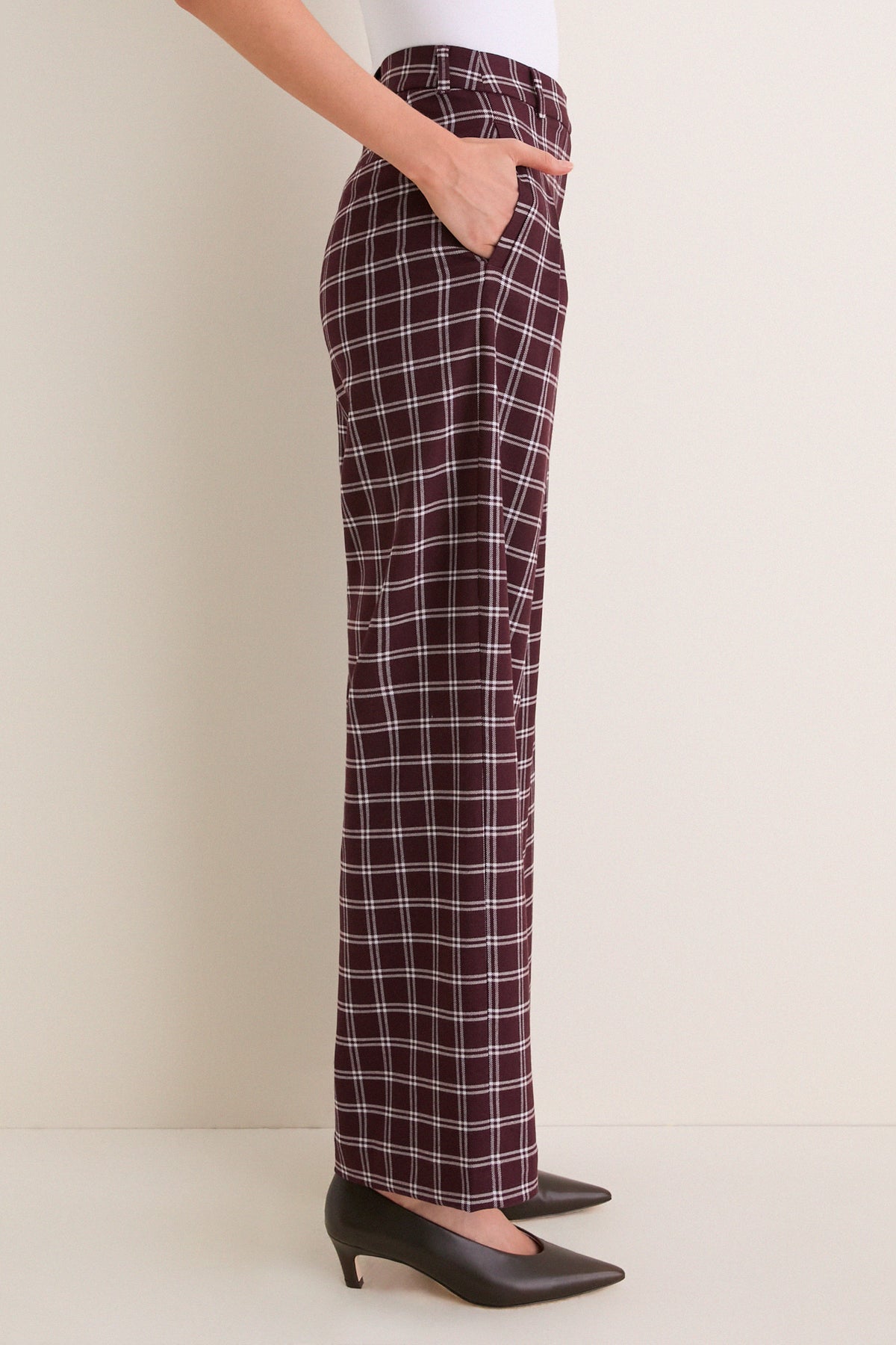 Check Riley Trouser
