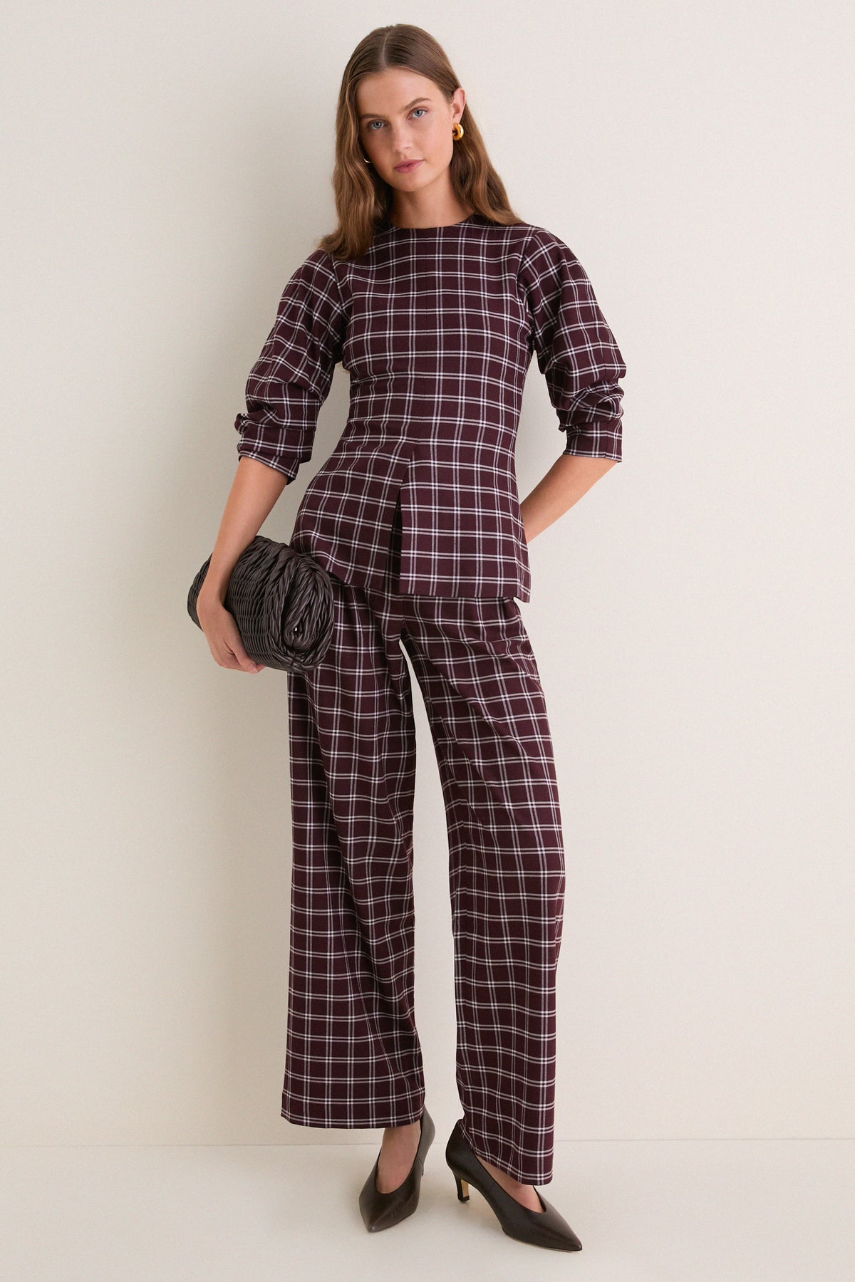 Check Riley Trouser