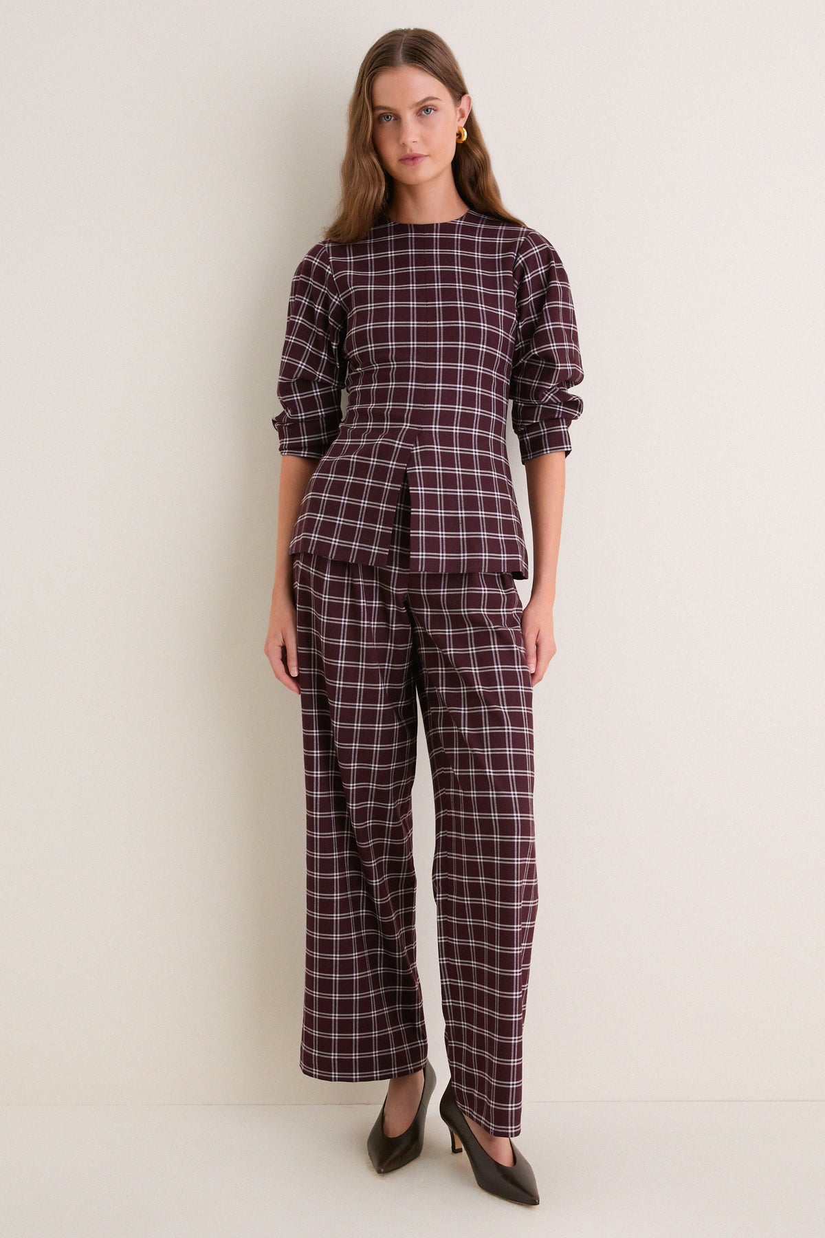 Check Riley Trouser
