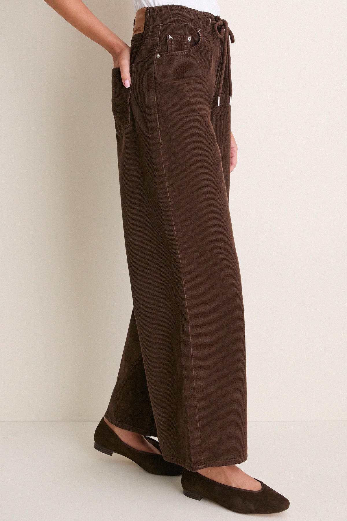 Chocolate Alicia Cord Trouser