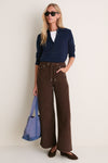 Chocolate Alicia Cord Trouser