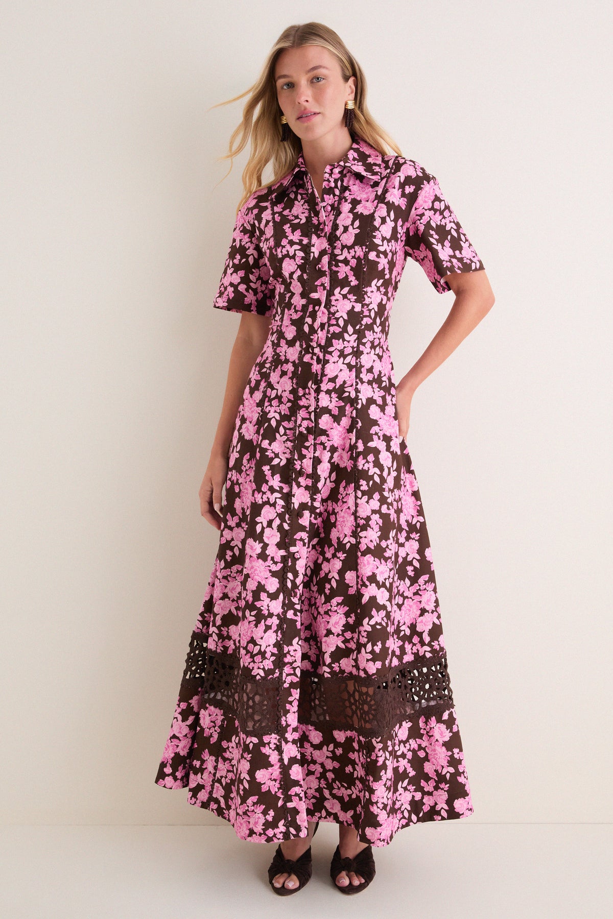 Sherbert Bloom Taliah Shirt Dress