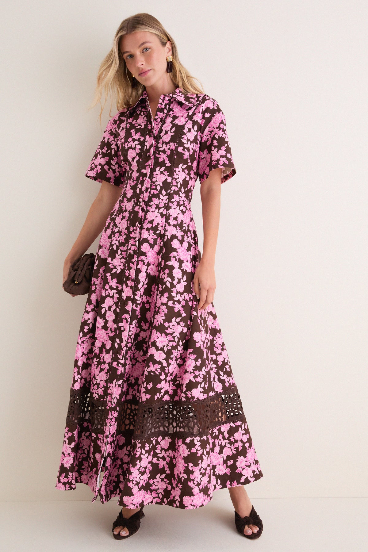 Sherbert Bloom Taliah Shirt Dress