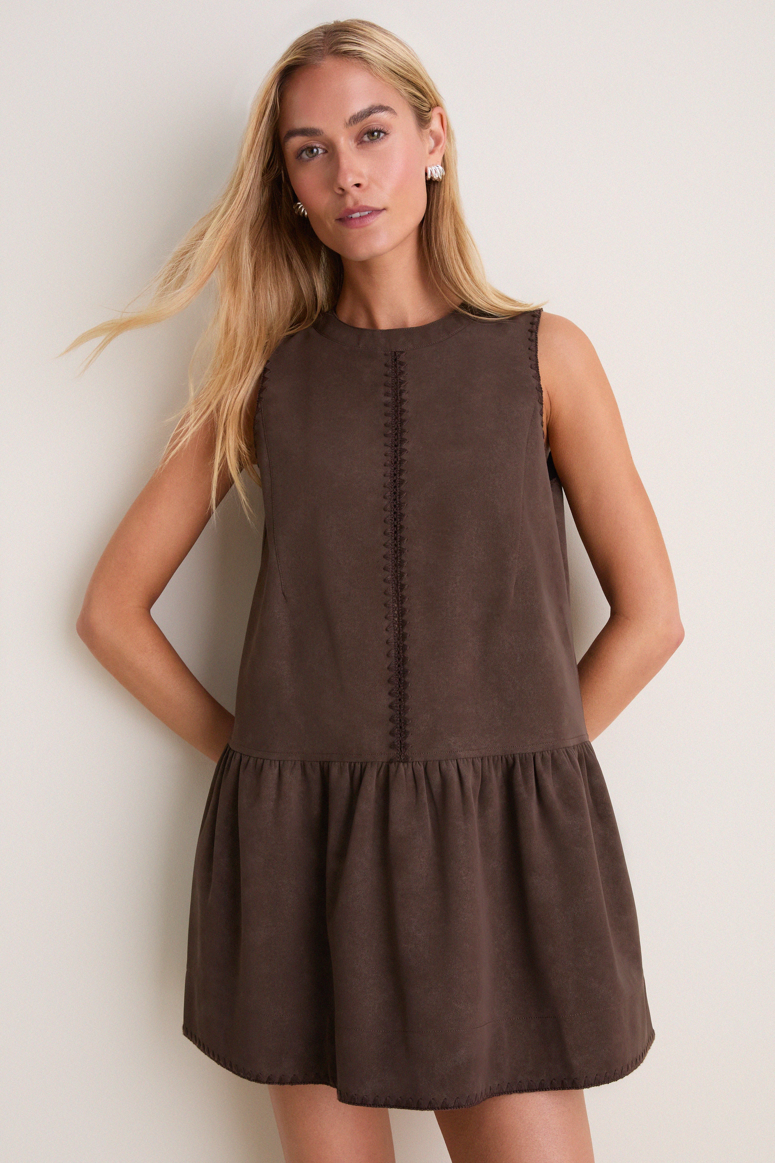 dark brown cocktail dress Pauline Mini Shift Color:Mauve/Rose Vintage Y2K Dress or no bra Rhinestone Tube Mini Dress