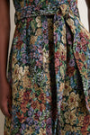 Black Multi Floral Mischa Midi Dress