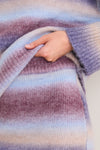 Blue Brown Ombre Erin Mini Skirt