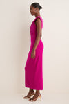 Orchid Pink Dahlira Column Maxi Dress