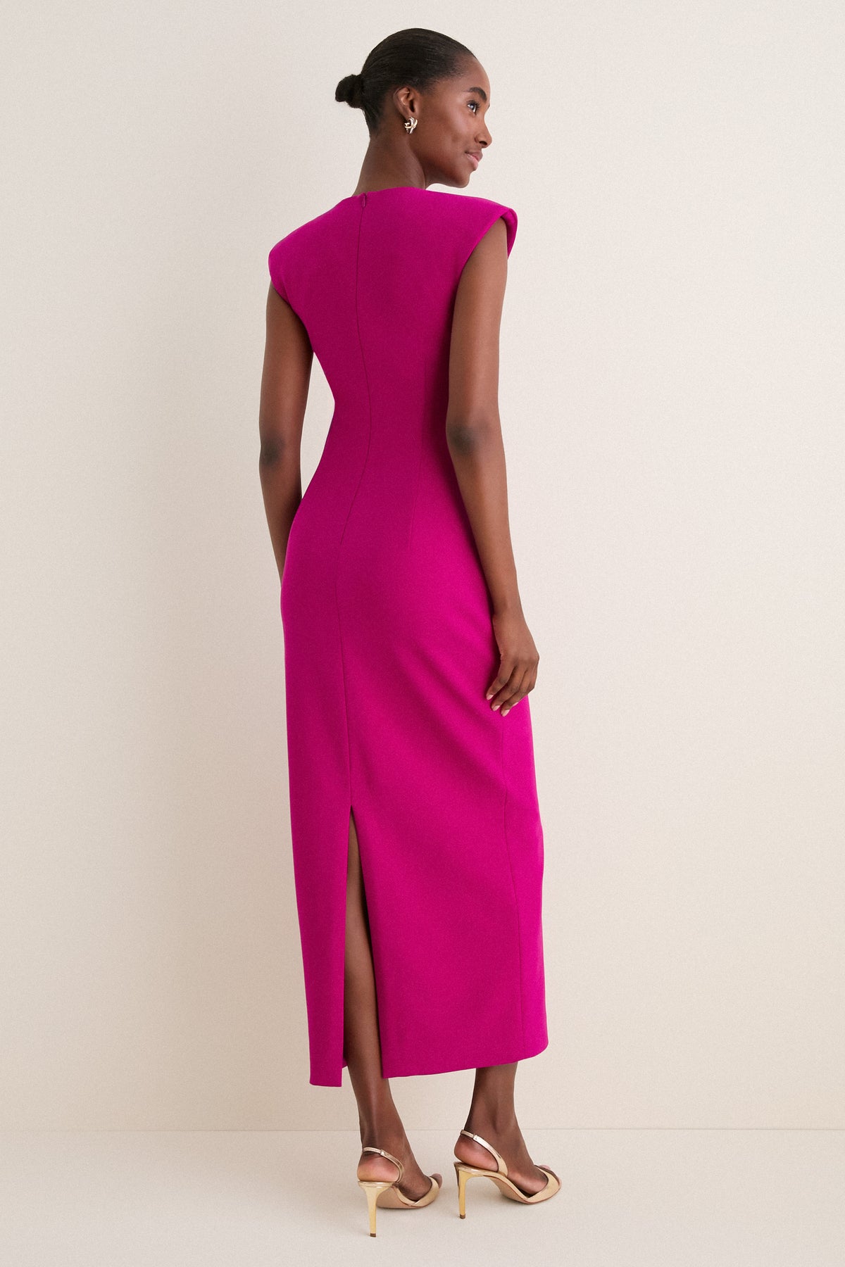 Orchid Pink Dahlira Column Maxi Dress