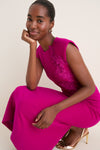 Orchid Pink Dahlira Column Maxi Dress