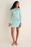Sage Green Leonara Long Sleeved Mini Dress